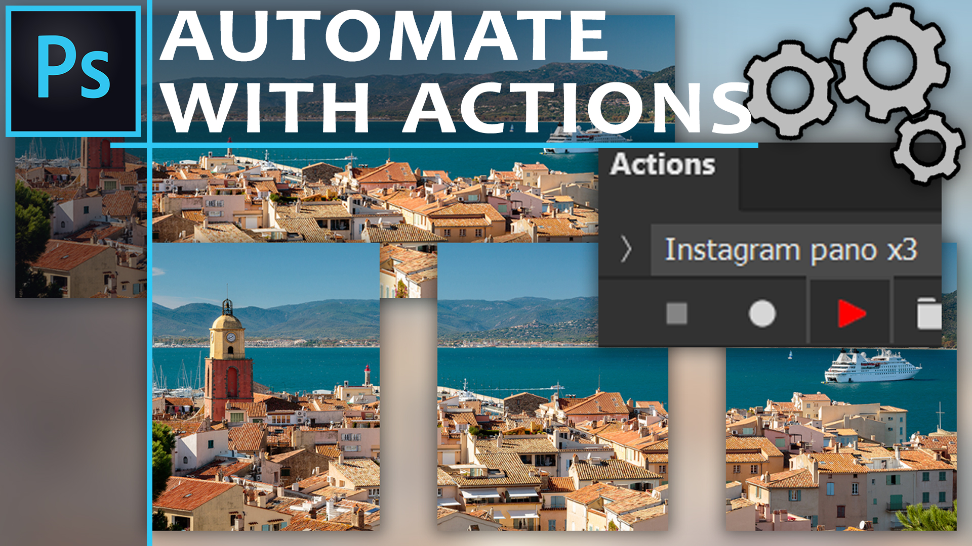 Automate Photoshop and Lightroom with actions
