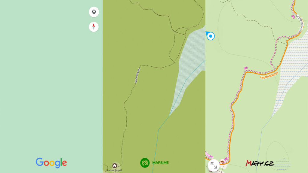 Google 2024 hiking maps